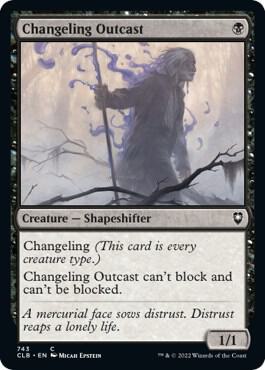 Changeling Outcast 743 (Commander Legends: Battle for Baldur's Gate)  | Good Games Adelaide SA