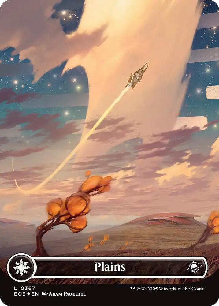 Plains  367/276 (Edge of Eternities)  - Galaxy Foil | Good Games Adelaide SA