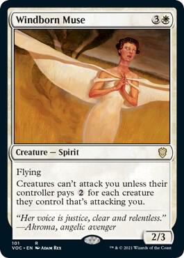 Windborn Muse 101 (Commander: Innistrad: Crimson Vow)  | Good Games Adelaide SA