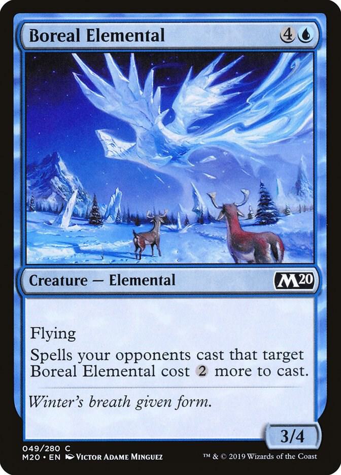 Boreal Elemental 49 (Core Set 2020)  - Foil | Good Games Adelaide SA