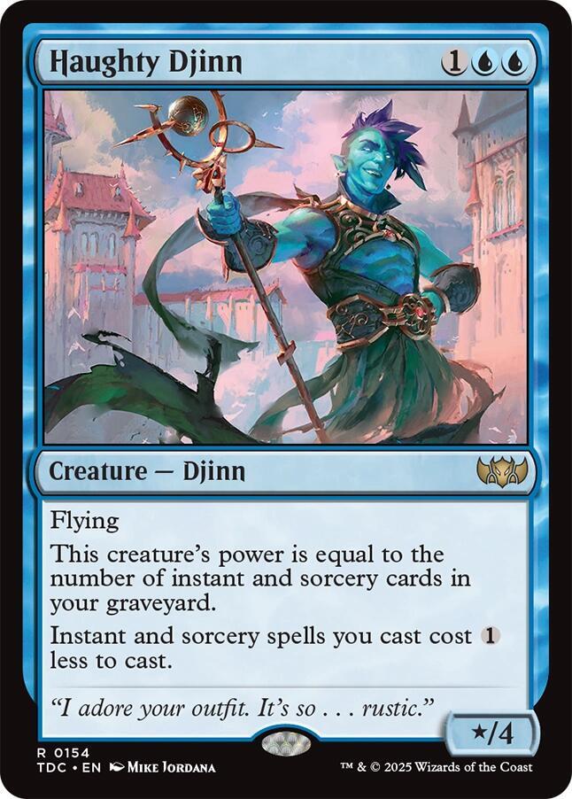Haughty Djinn 154 (Commander: Tarkir: Dragonstorm)  | Good Games Adelaide SA