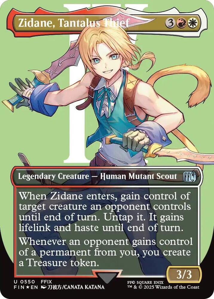 Zidane, Tantalus Thief 550 (FINAL FANTASY)  - Foil | Good Games Adelaide SA