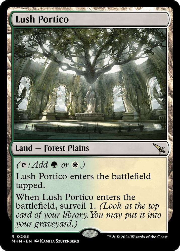 Lush Portico 263 (Murders at Karlov Manor)  - Foil | Good Games Adelaide SA