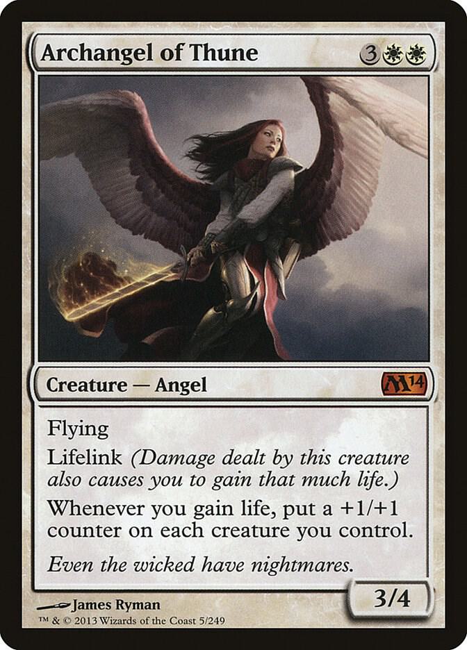 Archangel of Thune 5 (Magic 2014 (M14))  | Good Games Adelaide SA