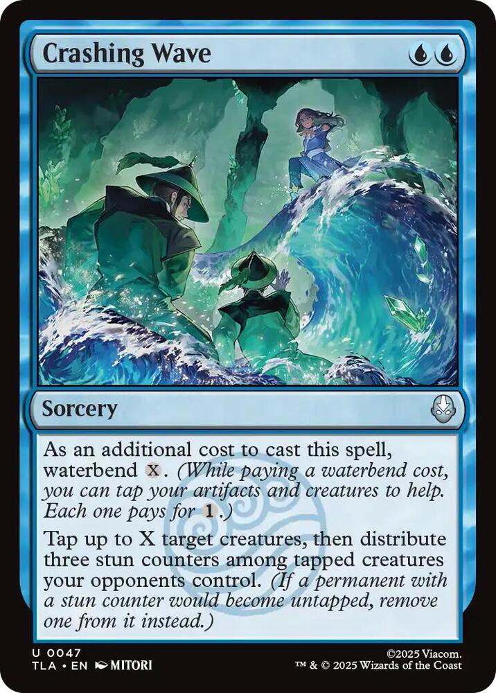 Crashing Wave 47 (Avatar: The Last Airbender)  - Foil | Good Games Adelaide SA