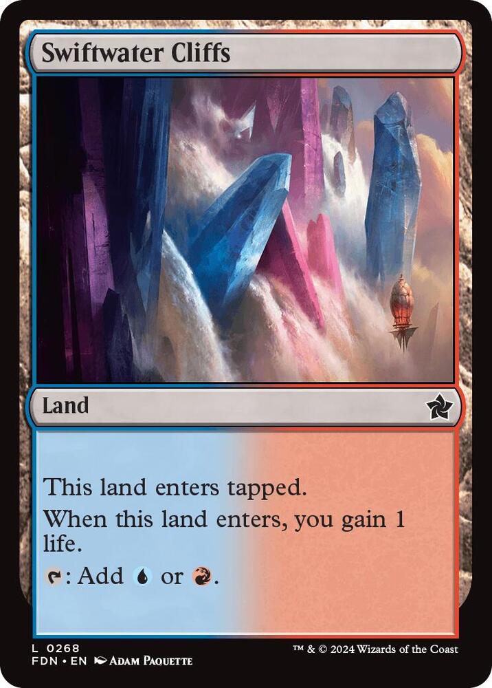 Swiftwater Cliffs 268 (Foundations)  - Foil | Good Games Adelaide SA