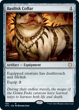 Basilisk Collar 199 (Commander: Adventures in the Forgotten Realms)  | Good Games Adelaide SA