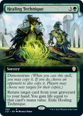 Healing Technique Extended Art 390 (Commander 2021)  | Good Games Adelaide SA