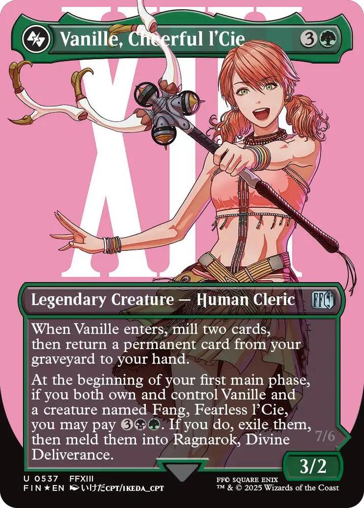 Vanille, Cheerful l'Cie 537 (FINAL FANTASY)  - Foil | Good Games Adelaide SA