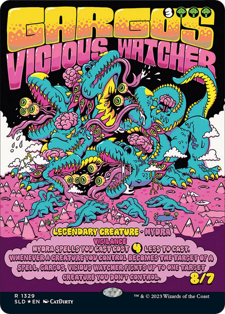 Gargos Vicious Watcher 1329 (Secret Lair Drop Series)  - Foil | Good Games Adelaide SA