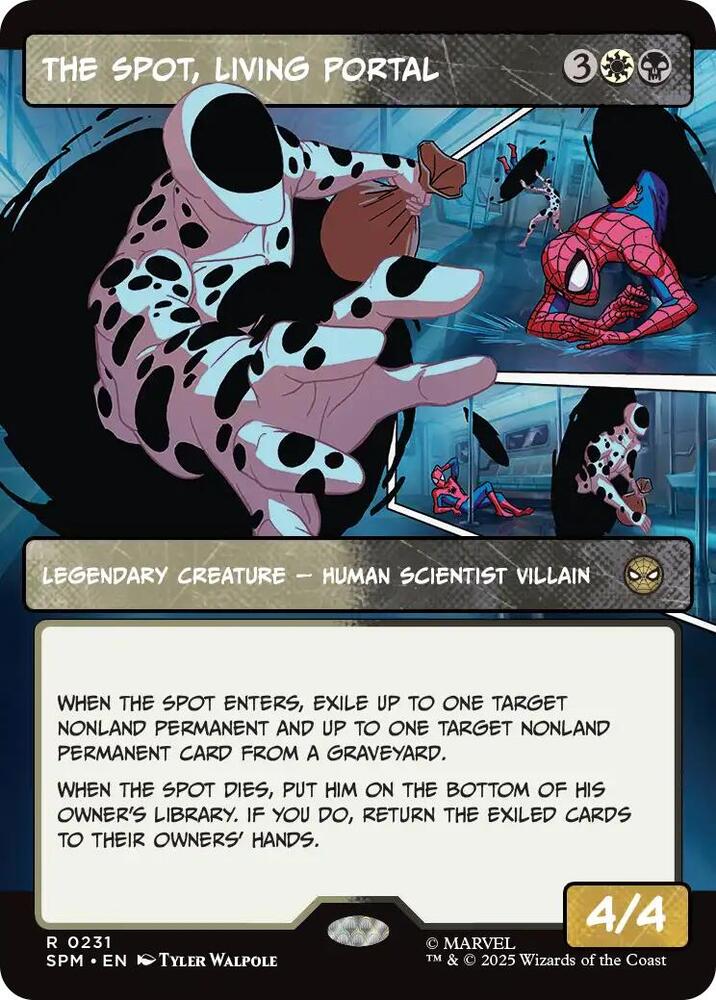 The Spot, Living Portal 231/198 (Marvel's Spider-Man)  - Showcase Foil | Good Games Adelaide SA