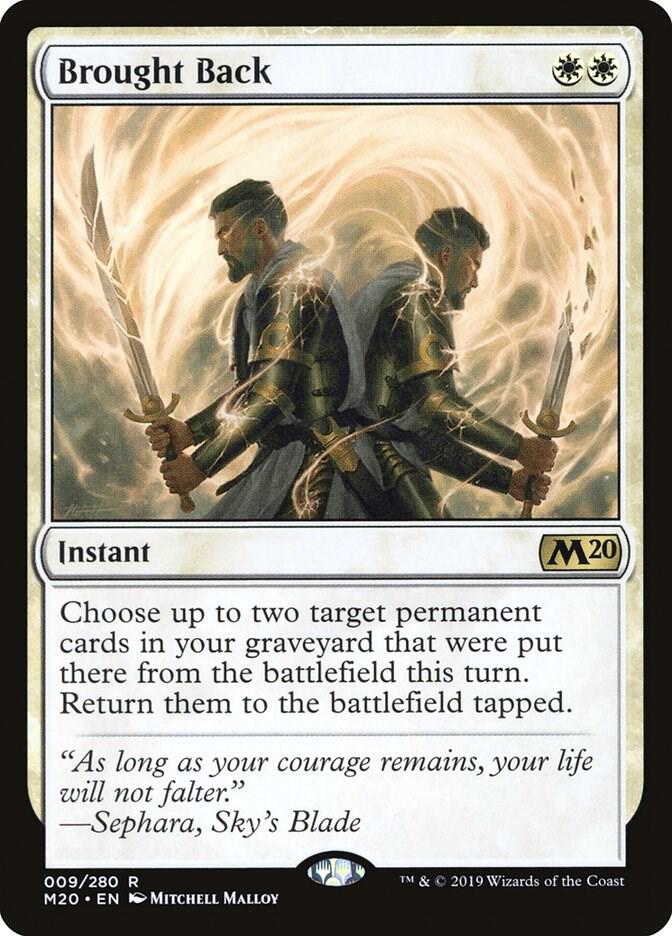 Brought Back 9 (Core Set 2020)  - Foil | Good Games Adelaide SA