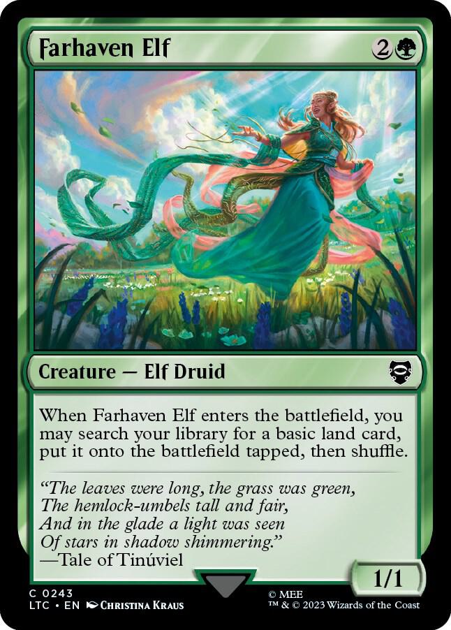 Farhaven Elf 243 (Commander: The Lord of the Rings: Tales of Middle-earth)  | Good Games Adelaide SA