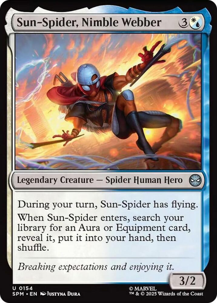 Sun-Spider, Nimble Webber 154 (Marvel's Spider-Man)  - Foil | Good Games Adelaide SA