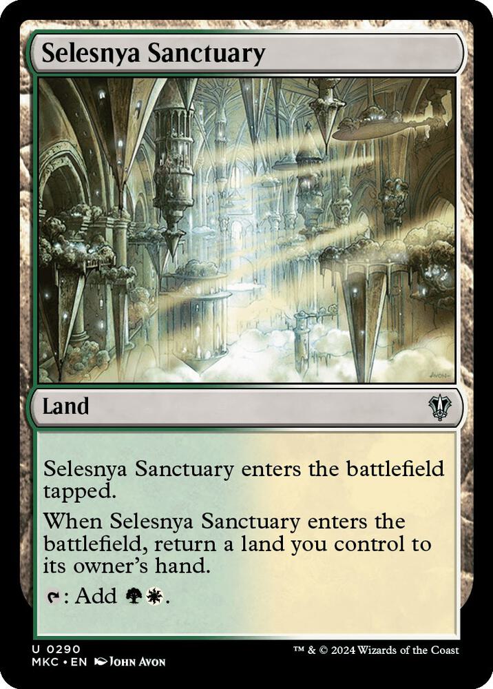 Selesnya Sanctuary 290 (Commander: Murders at Karlov Manor)  | Good Games Adelaide SA