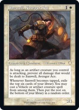 Sanwell Avenger Ace Retro Frame 5 (Commander: The Brothers' War)  | Good Games Adelaide SA