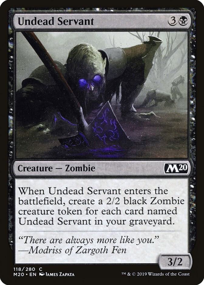 Undead Servant 118 (Core Set 2020)  - Foil | Good Games Adelaide SA