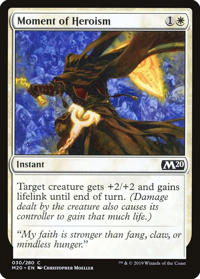 Moment of Heroism 30 (Core Set 2020)  | Good Games Adelaide SA