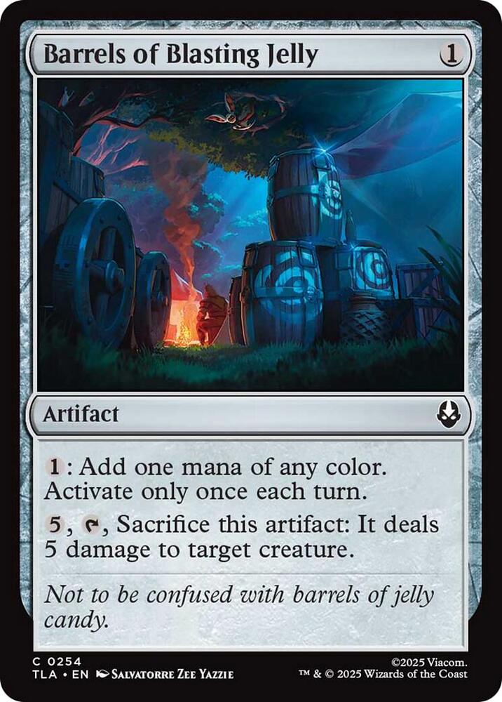 Barrels of Blasting Jelly 254 (Avatar: The Last Airbender)  - Foil | Good Games Adelaide SA