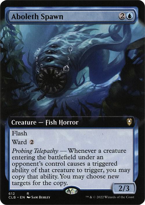 Aboleth Spawn Extended Art 612 (Commander Legends: Battle for Baldur's Gate)  | Good Games Adelaide SA