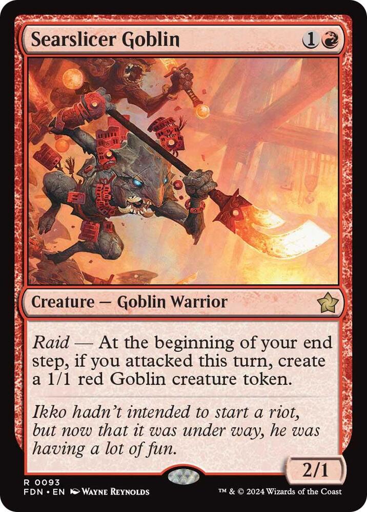 Searslicer Goblin 93 (Foundations)  | Good Games Adelaide SA