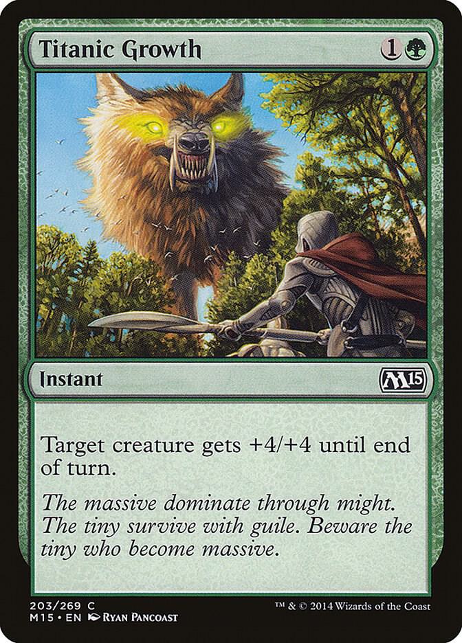 Titanic Growth 203 (Magic 2015 (M15))  - Foil | Good Games Adelaide SA