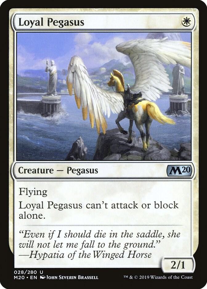 Loyal Pegasus 28 (Core Set 2020)  - Foil | Good Games Adelaide SA