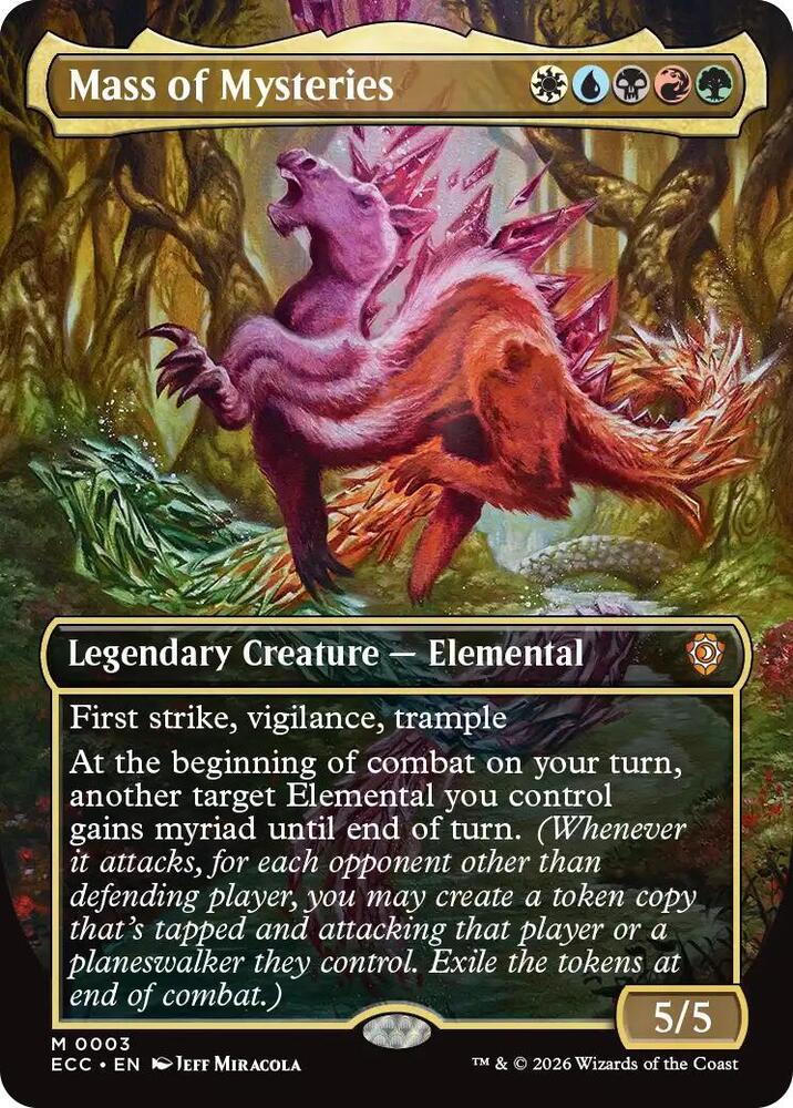 Mass of Mysteries  3/176 (Commander: Lorwyn Eclipsed)  - Borderless Foil | Good Games Adelaide SA