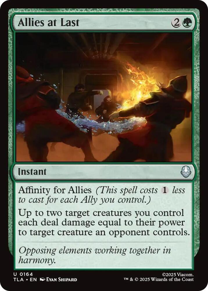Allies at Last 164 (Avatar: The Last Airbender)  - Foil | Good Games Adelaide SA