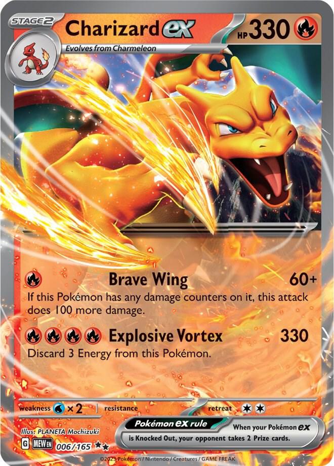 Charizard ex 006 165 006/165 (SV: Scarlet & Violet 151)  - Holofoil | Good Games Adelaide SA