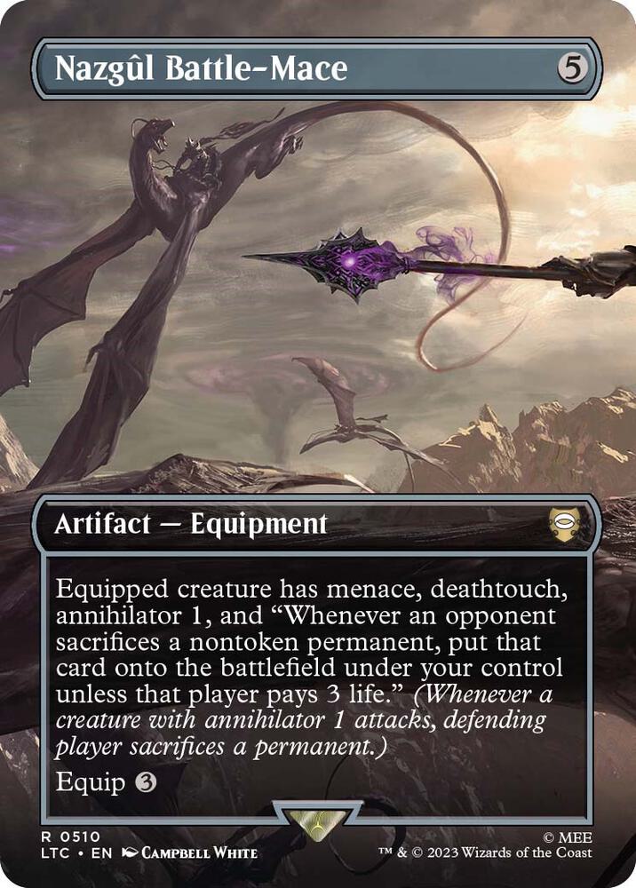 Nazgûl Battle-Mace 510 (Commander: The Lord of the Rings: Tales of Middle-earth)  - Borderless | Good Games Adelaide SA