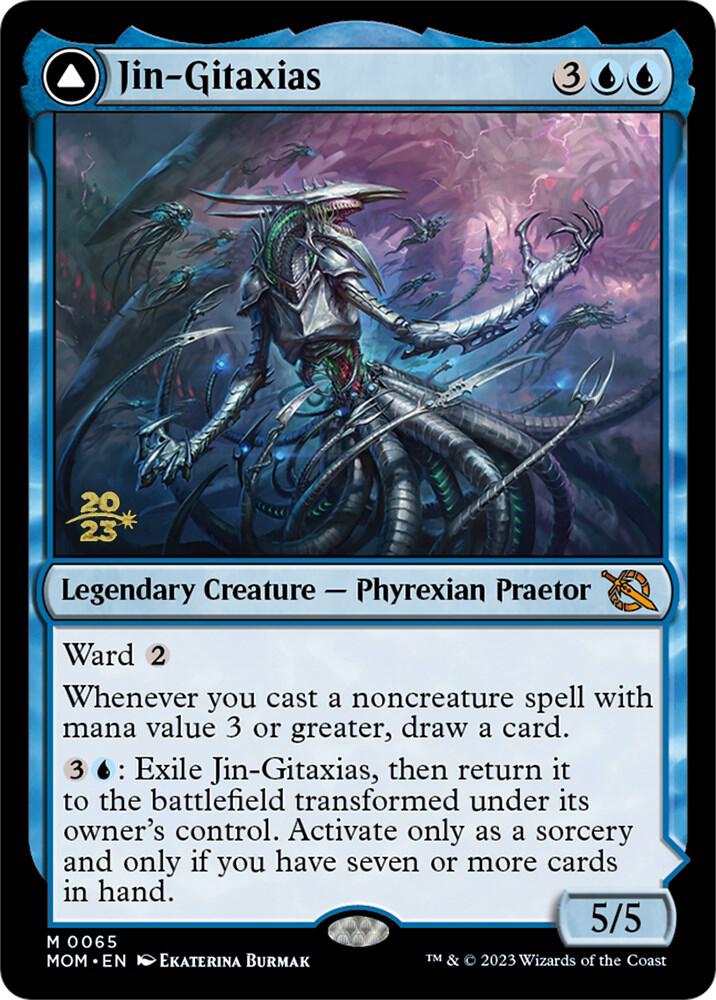 Jin-Gitaxias // The Great Synthesis 65 (Prerelease Cards)  - Foil | Good Games Adelaide SA