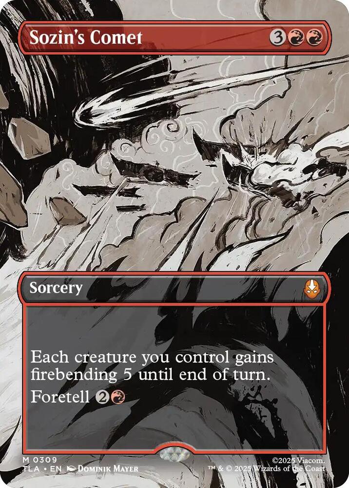 Sozin's Comet 309 (Avatar: The Last Airbender)  - Foil | Good Games Adelaide SA