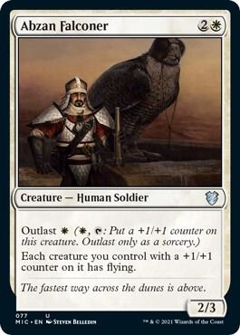 Abzan Falconer 77 (Commander: Innistrad: Midnight Hunt)  | Good Games Adelaide SA