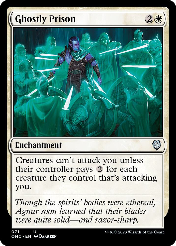 Ghostly Prison 71 (Commander: Phyrexia: All Will Be One)  | Good Games Adelaide SA