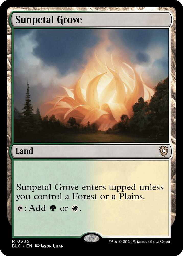 Sunpetal Grove 335 (Commander: Bloomburrow)  | Good Games Adelaide SA