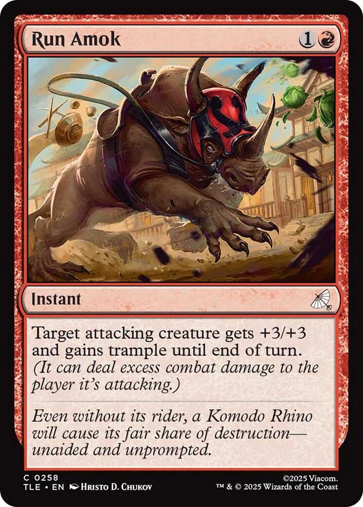 Run Amok  258 (Avatar: The Last Airbender: Eternal-Legal)  - Foil | Good Games Adelaide SA