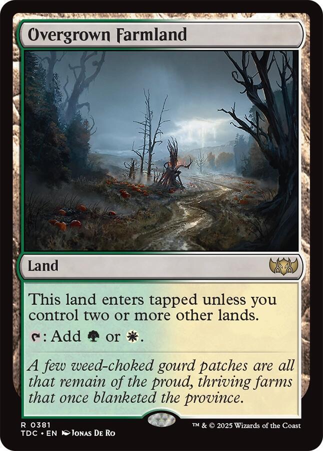 Overgrown Farmland 381 (Commander: Tarkir: Dragonstorm)  | Good Games Adelaide SA