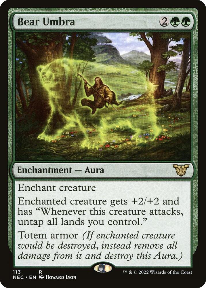 Bear Umbra 113 (Commander: Kamigawa: Neon Dynasty)  | Good Games Adelaide SA