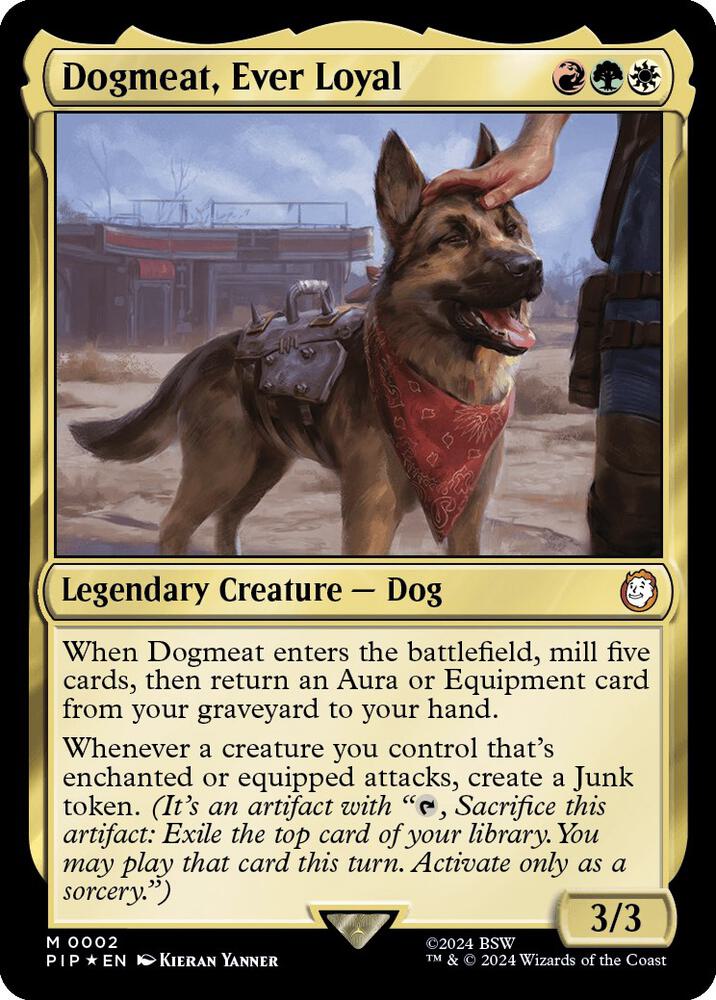 Dogmeat Ever Loyal 2 (Universes Beyond: Fallout)  - Foil | Good Games Adelaide SA