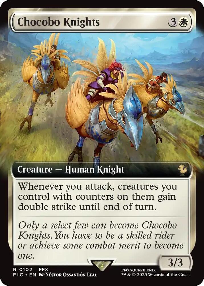 Chocobo Knights 102 (Commander: FINAL FANTASY)  - Foil | Good Games Adelaide SA