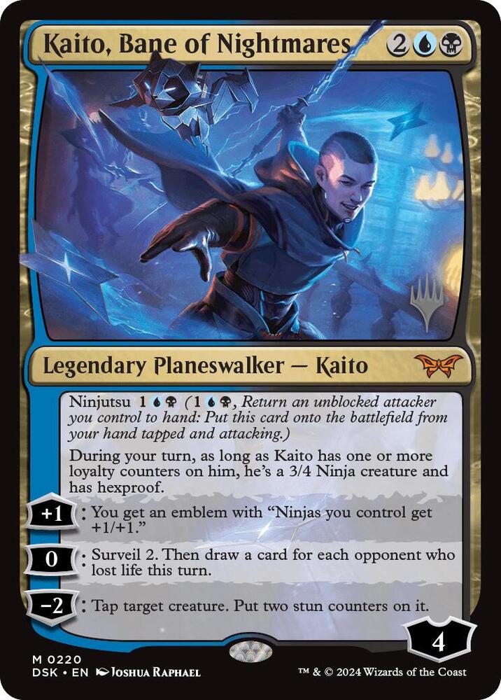 Kaito, Bane of Nightmares 220 (Promo Pack: Duskmourn: House of Horror)  | Good Games Adelaide SA