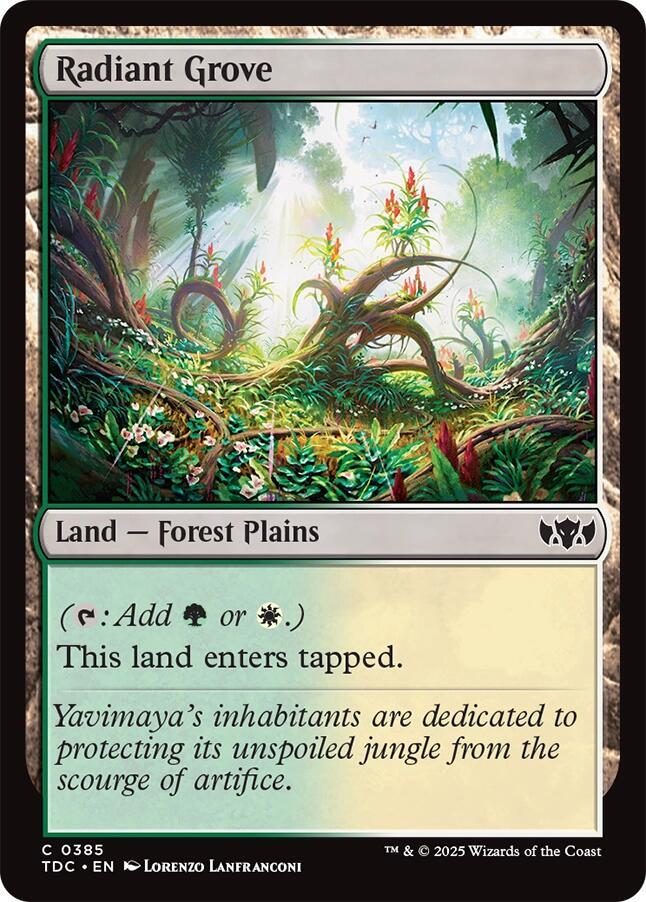 Radiant Grove 385 (Commander: Tarkir: Dragonstorm)  | Good Games Adelaide SA