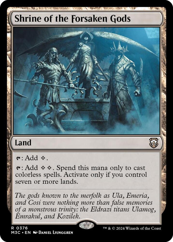 Shrine of the Forsaken Gods 376 (Commander: Modern Horizons 3)  | Good Games Adelaide SA