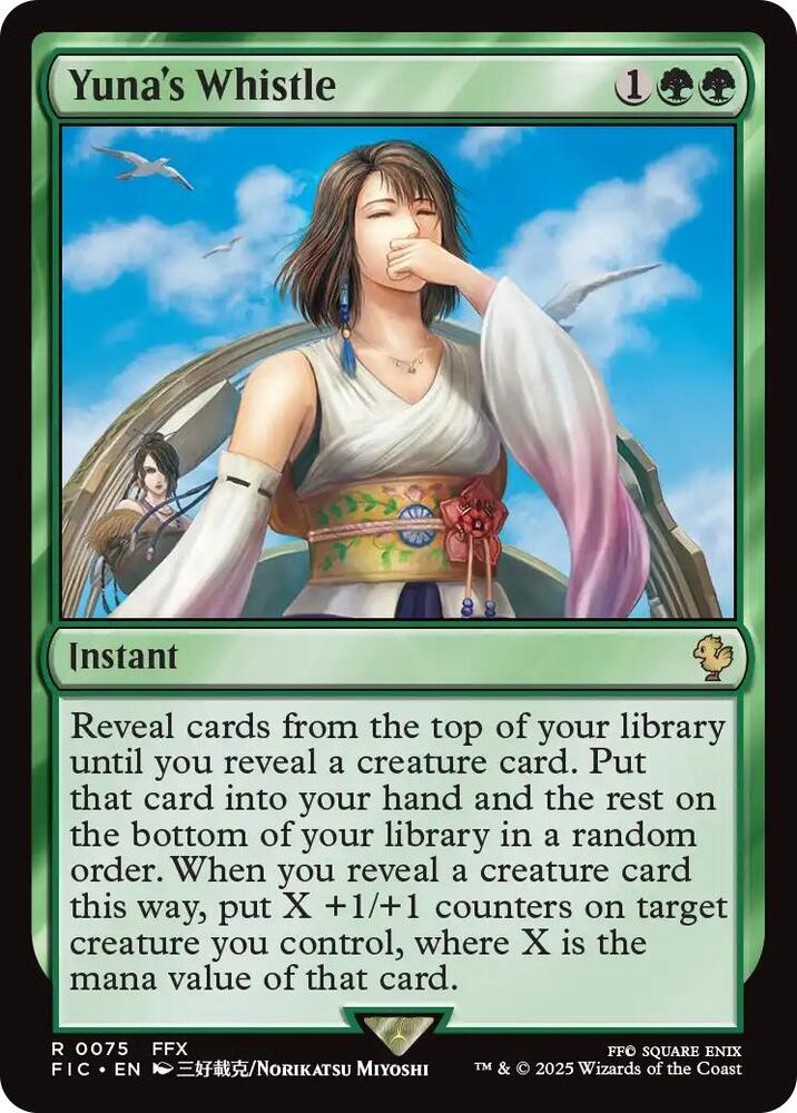 Yunas Whistle 75 (Commander: FINAL FANTASY)  - Foil | Good Games Adelaide SA
