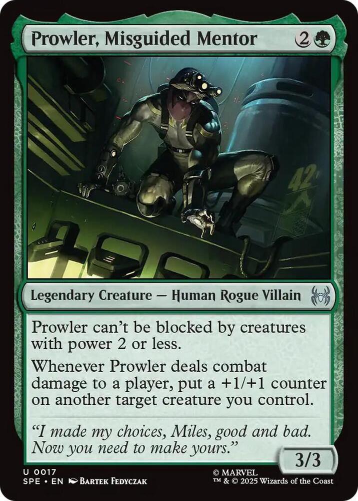 Prowler, Misguided Mentor 17 (Marvel's Spider-Man: Eternal-Legal)  | Good Games Adelaide SA