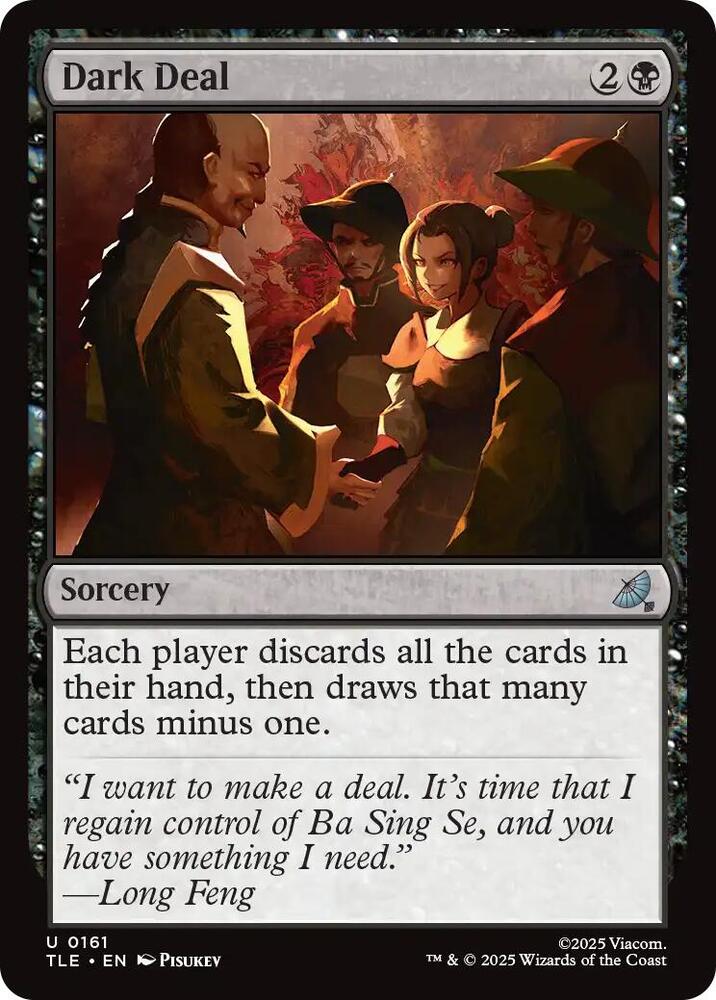 Dark Deal 161 (Avatar: The Last Airbender: Eternal-Legal)  - Foil | Good Games Adelaide SA