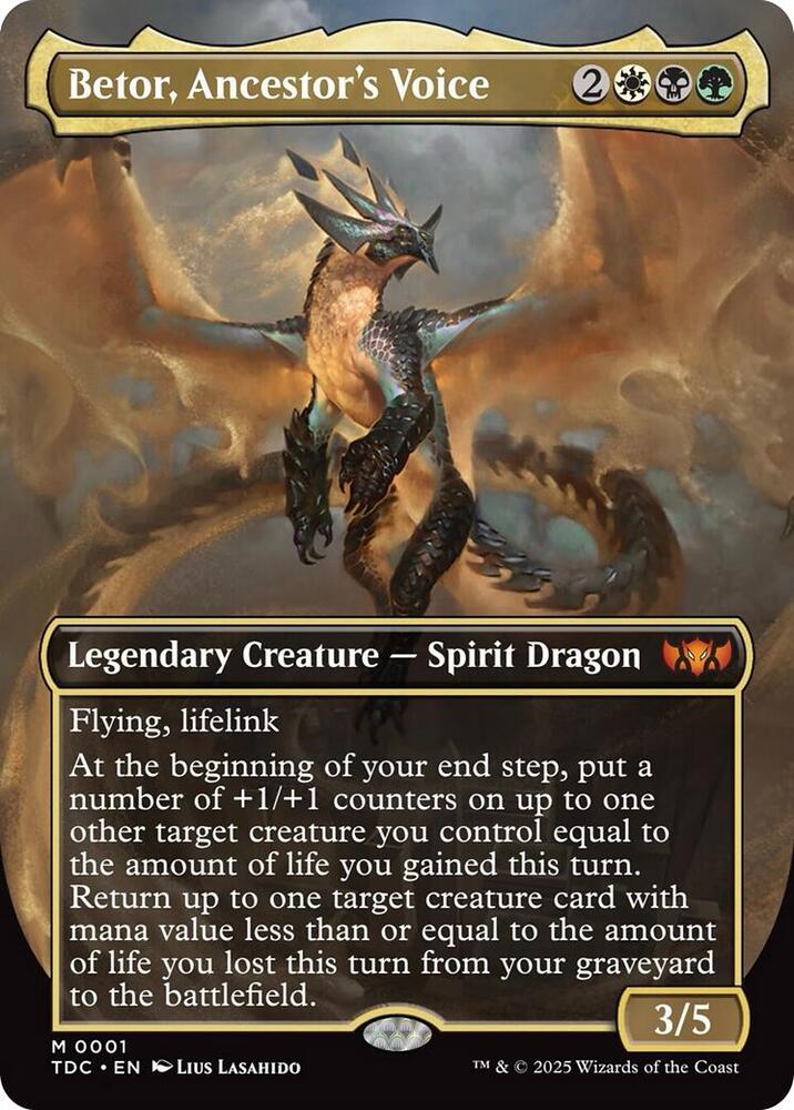 Betor Ancestor's Voice 1 (Commander: Tarkir: Dragonstorm)  - Foil | Good Games Adelaide SA