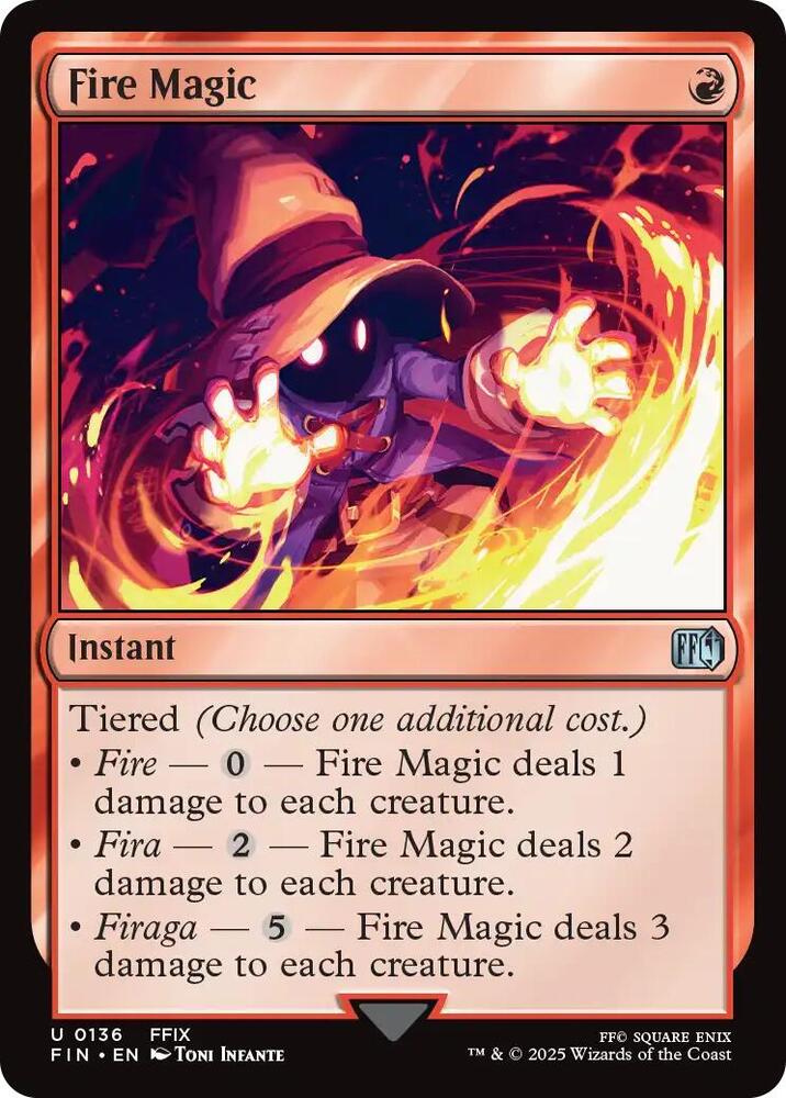 Fire Magic 136 (FINAL FANTASY)  | Good Games Adelaide SA