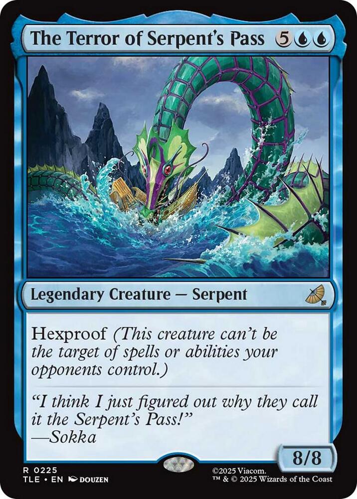 The Terror of Serpent's Pass 225 (Avatar: The Last Airbender: Eternal-Legal)  - Foil | Good Games Adelaide SA